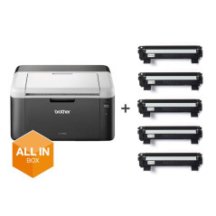 Stampante Laser B/N Brother HL-1212W 
BUNDLE CON 5 TONER